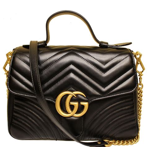 gucci black gg marmont small top handle bag|Gucci Marmont belt bag velvet.